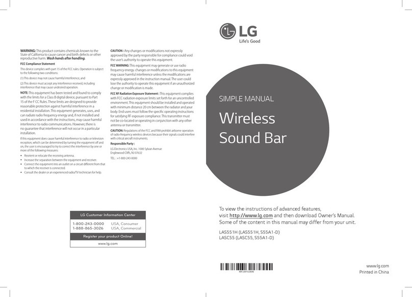 LG S55A1-D Simple manual