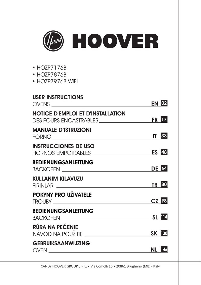 Hoover HOZP7176B User instructions