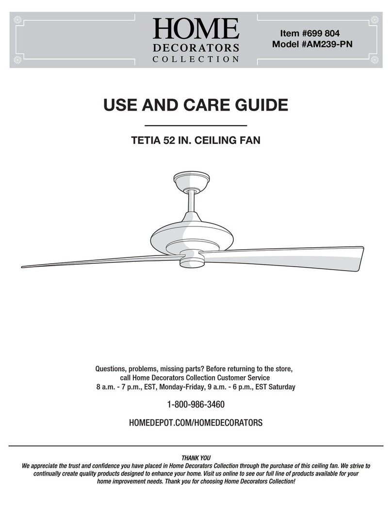 Home Decorators Collection TETIA Use and care guide Home Decorators Collection TETIA Use and care guide