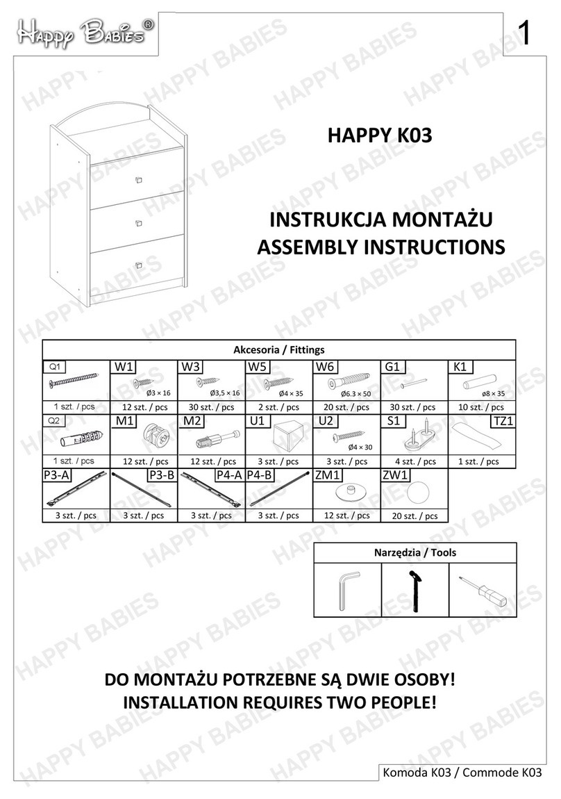Happy Babies HAPPY K03 Assembly instructions