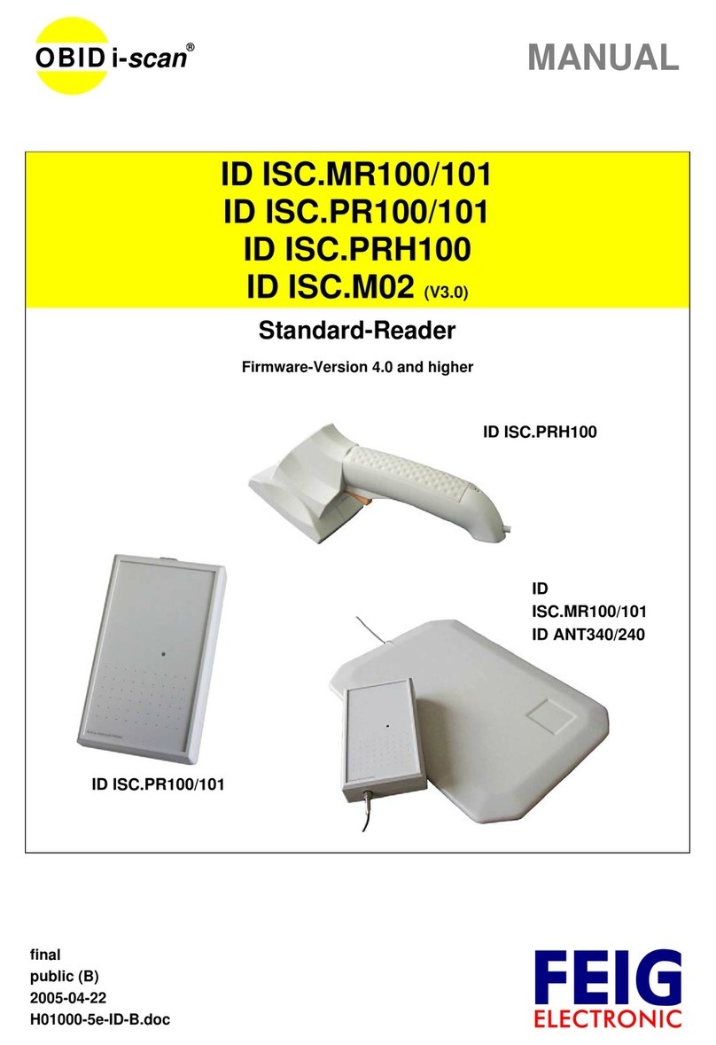 Feig Electronic OBID i-scan ID ISC.MR100 manual