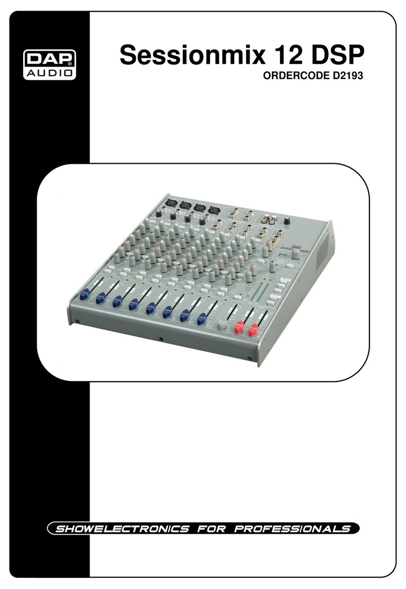 DAPAudio Sessionmix 12 DSP User manual