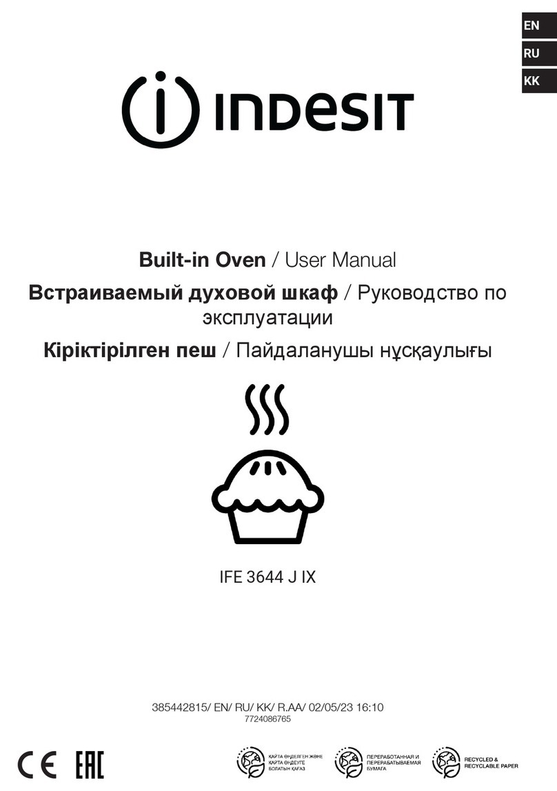 Indesit IFE 3644 J IX user manual