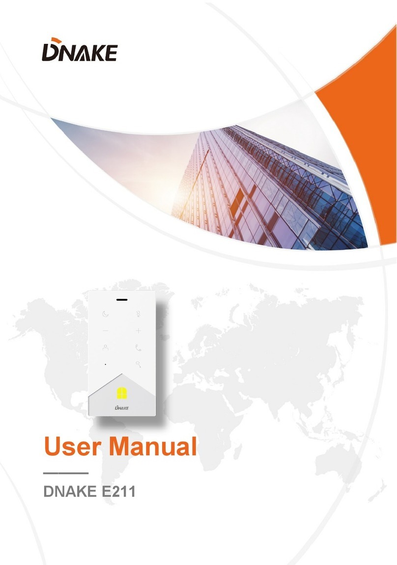 Dnake E211 User manual