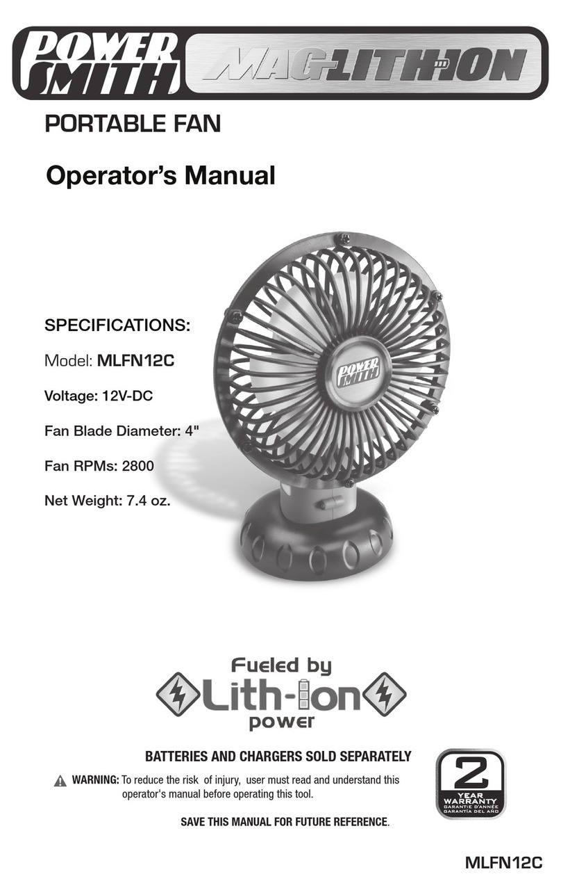 PowerSmith MAG-LITH-ION MLFN12C Operator's manual