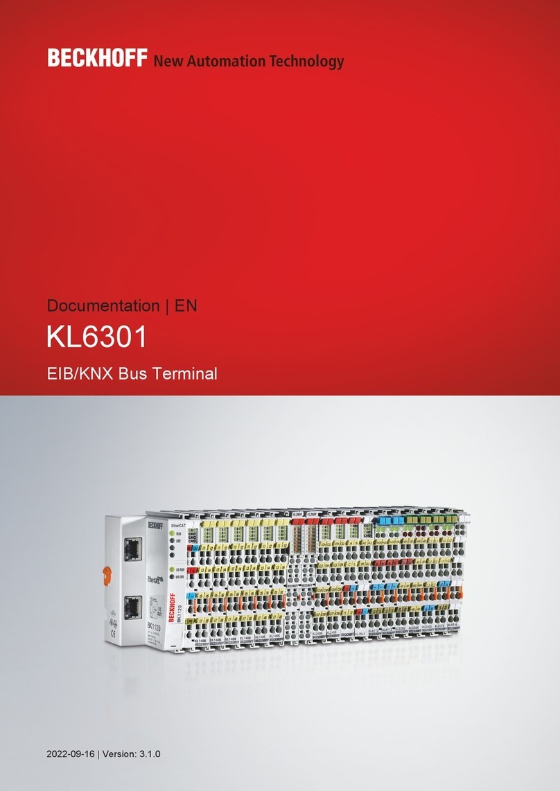 Beckhoff KL6301 Operator's manual