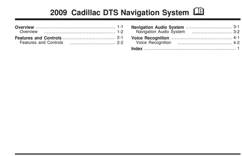 GMC 2009 Cadillac DTS Parts list manual