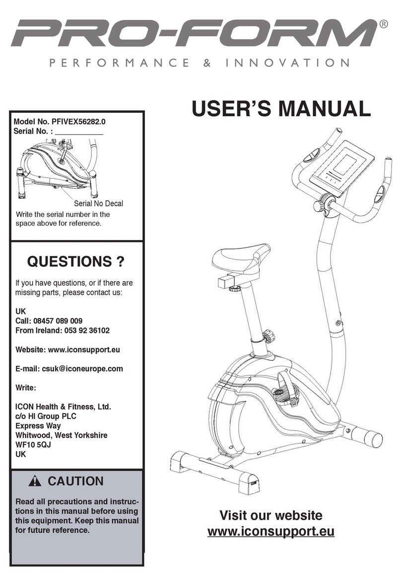 Pro-Form PFIVEX56282.0 User manual