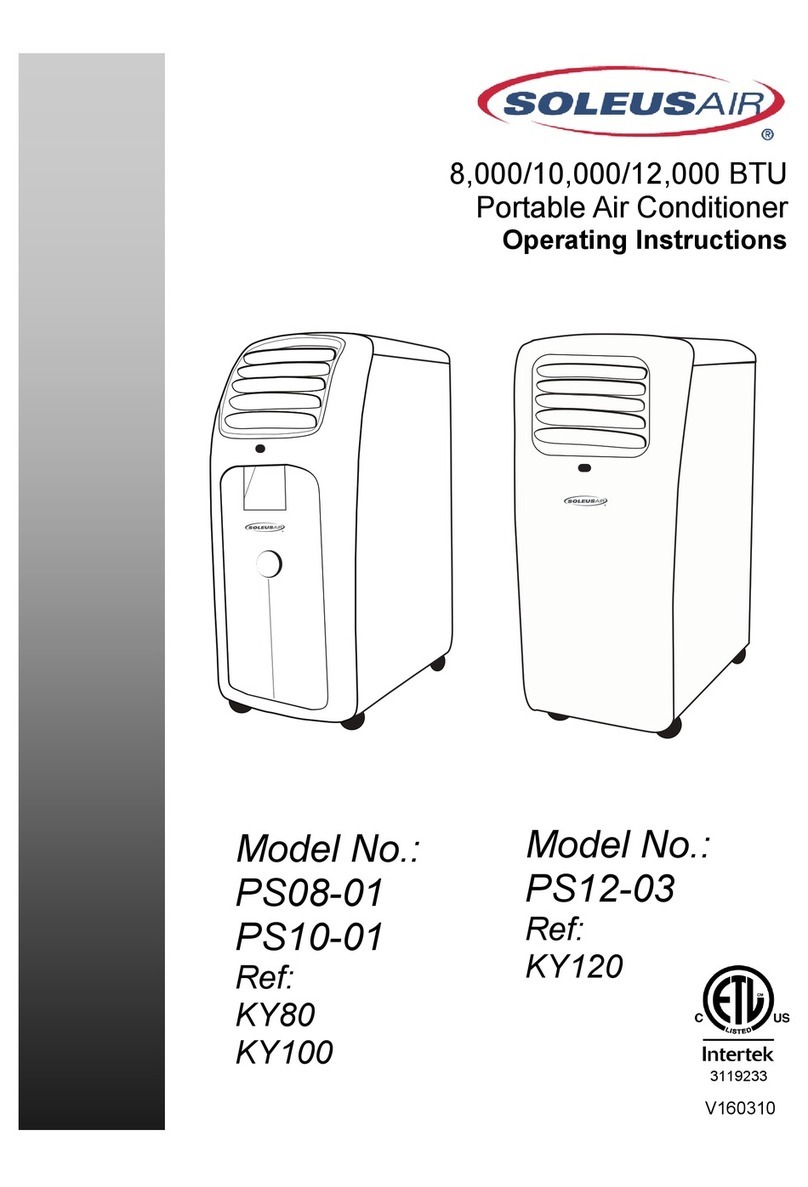 Soleus Air PS08-01 User manual