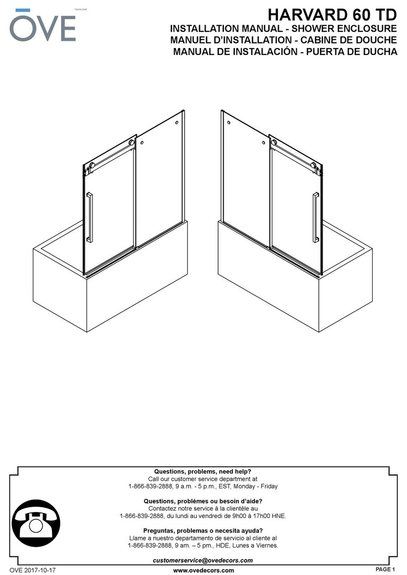 OVE HARVARD 60 TD User manual