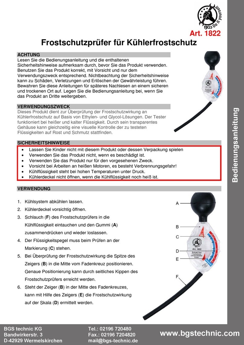 BGS technic 1822 User manual