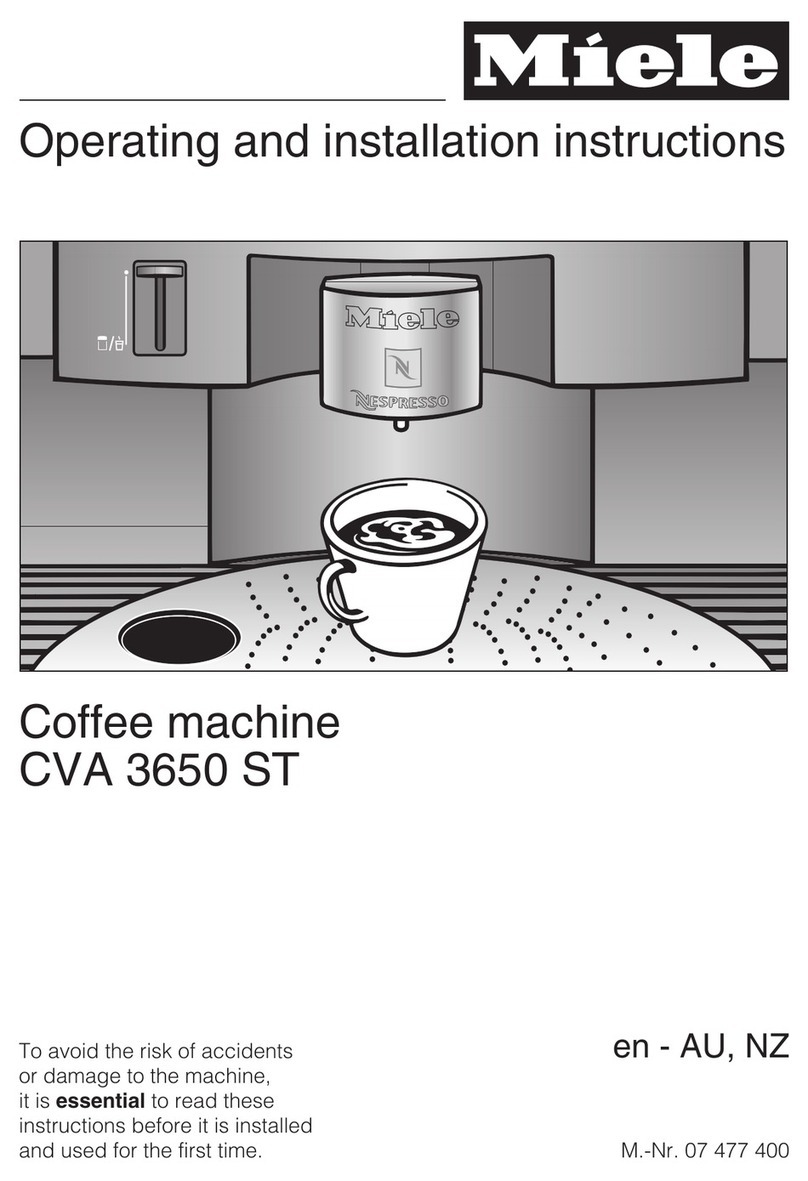 Miele CVA 3650 ST User manual