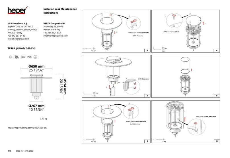HEPER TERRA LP4024.539-EN Installation and operating instructions