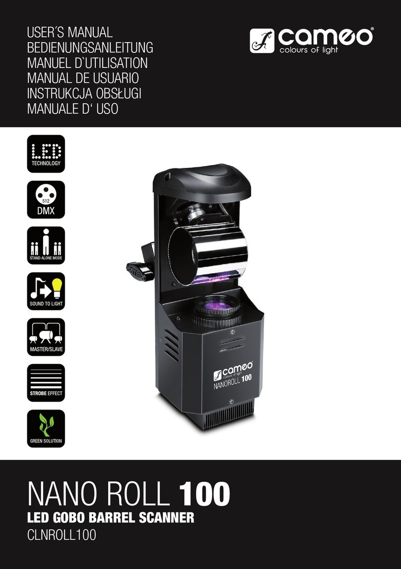 Cameo NANO ROLL 100 user manual