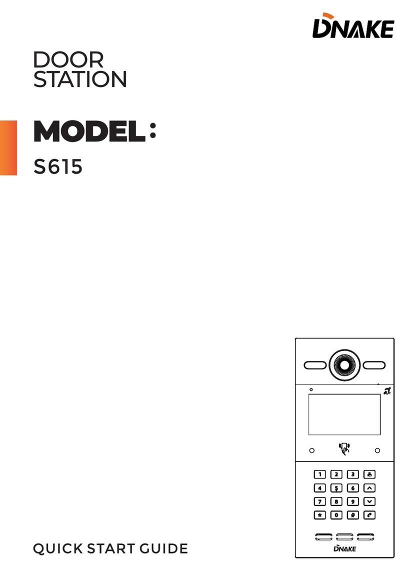 Dnake S615 User manual