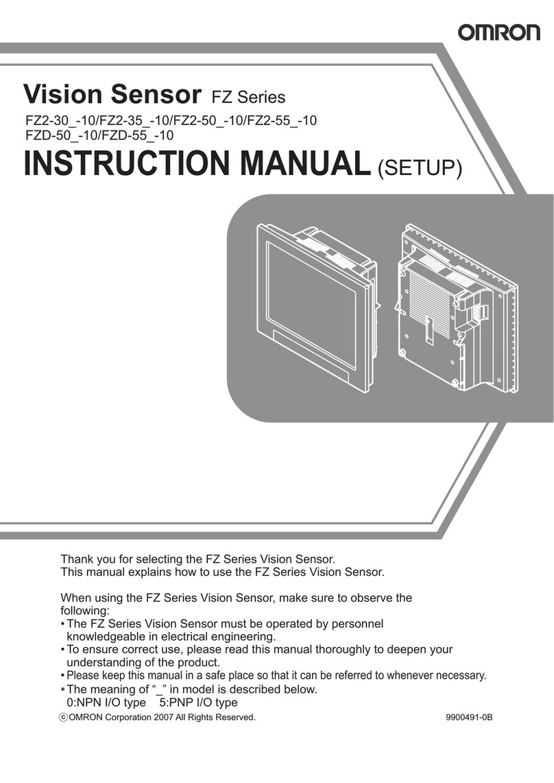 Omron FZ2-30 10 Series instruction manual