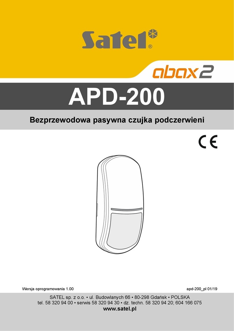 Satel APD-200 Quick installation guide