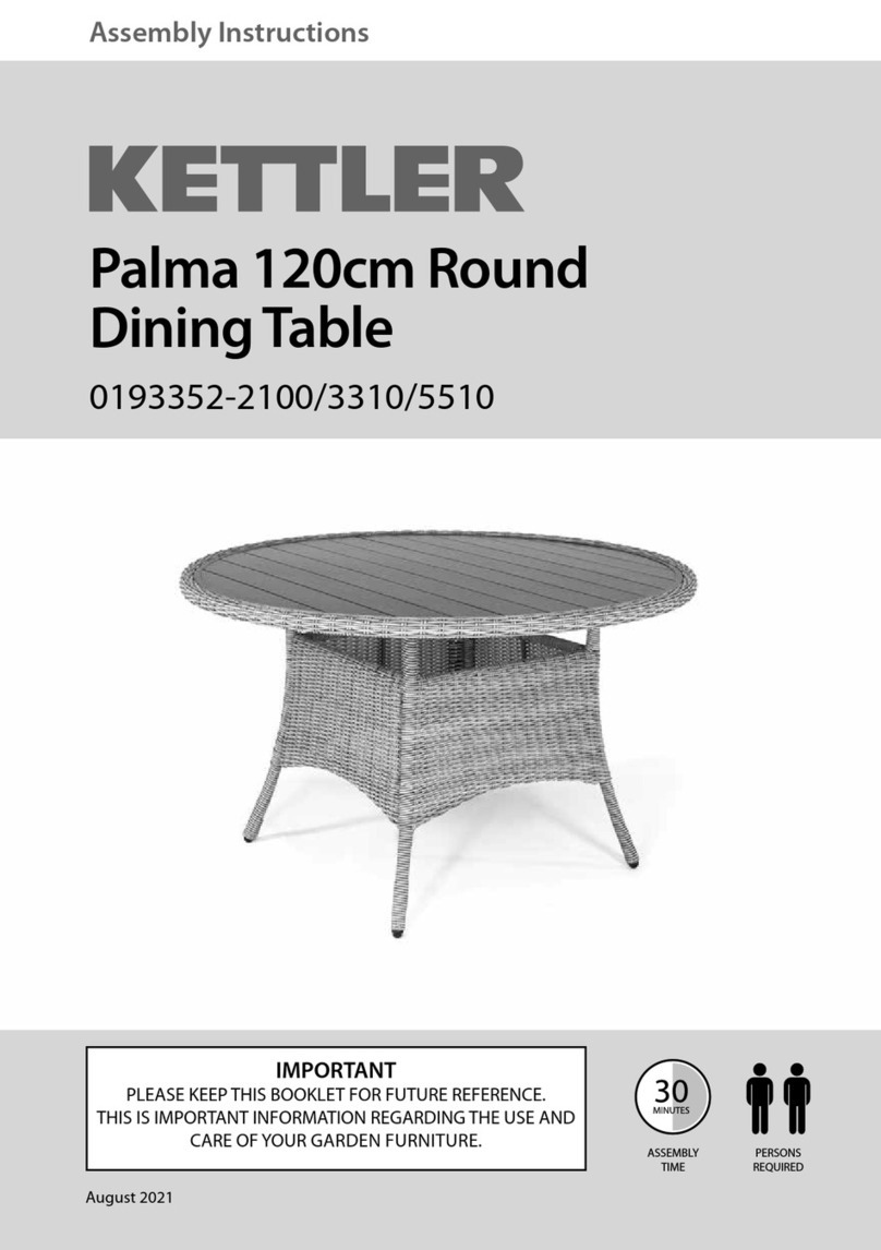 Kettler Palma 0193352-2100 Assembly instructions