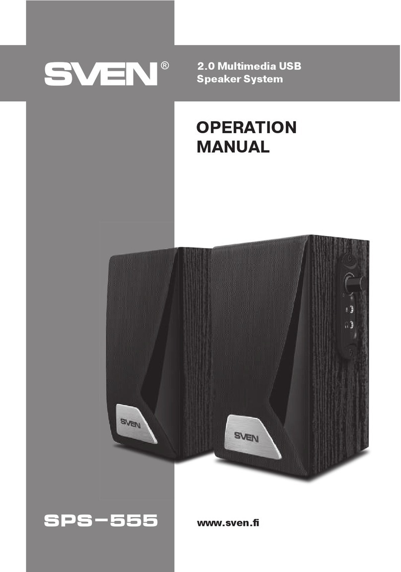 Sven SPS-555 Operation manual