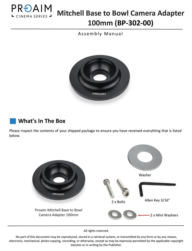 PROAIM BP-302-00 Assembly manual