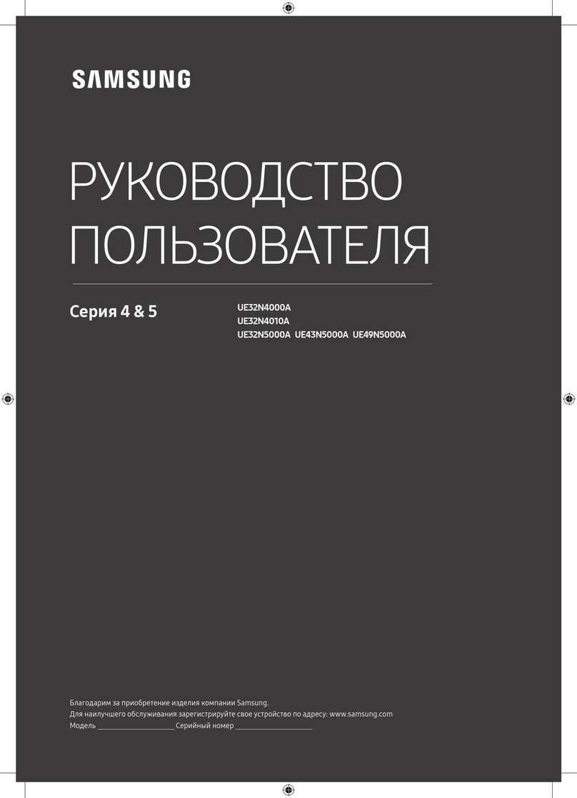Samsung UE32N4000A User manual Samsung UE32N4000A User manual