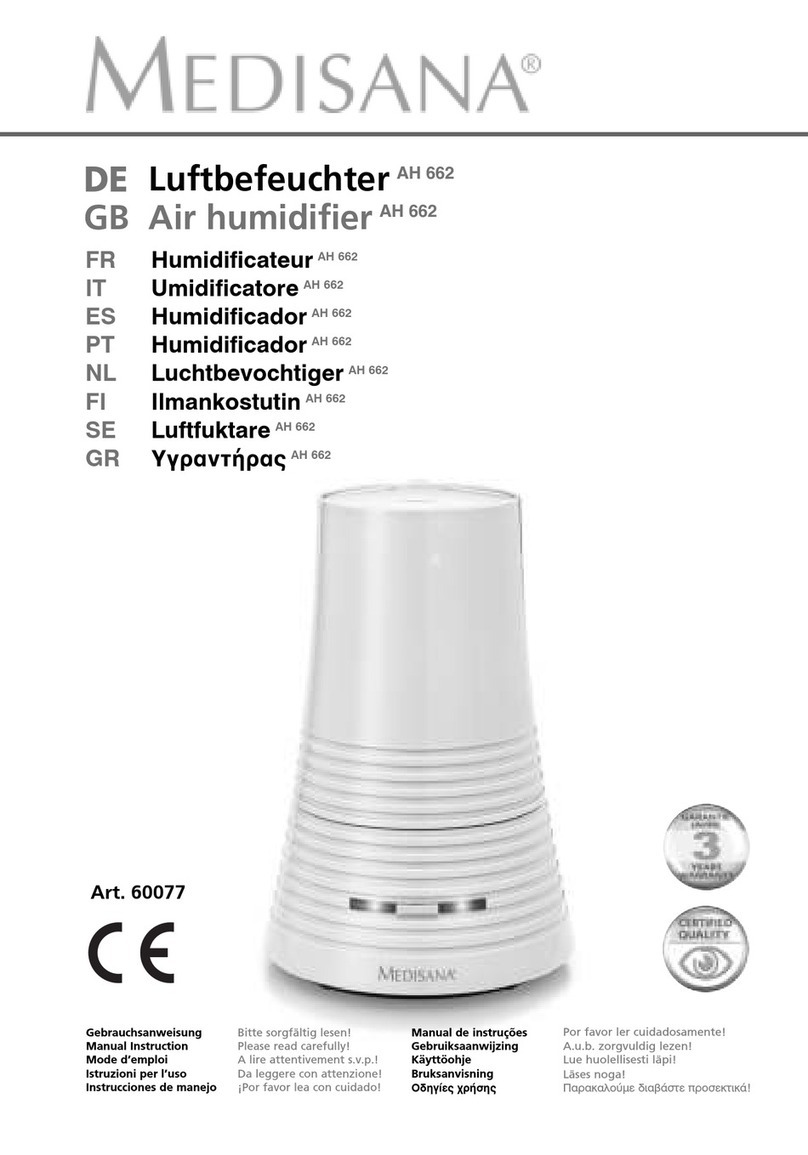 Medisana AH 662 instruction manual