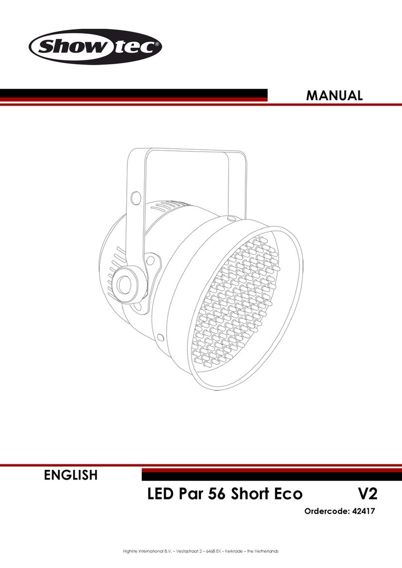 Show Tec LED Par 56 Short Eco User manual