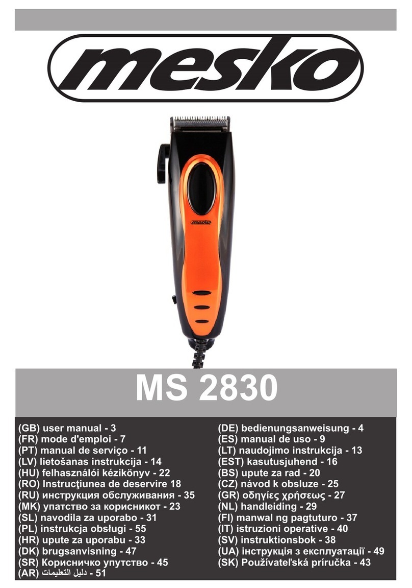 Mesko MS 2830 user manual