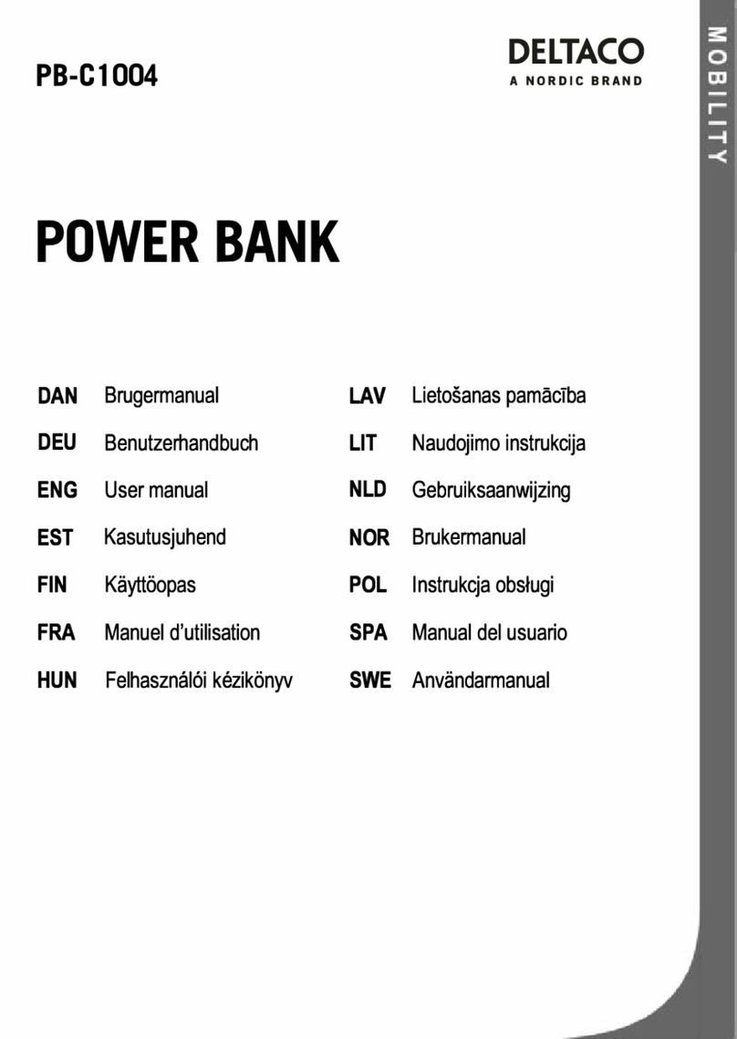 Nordic Deltaco PB-C1004 user manual