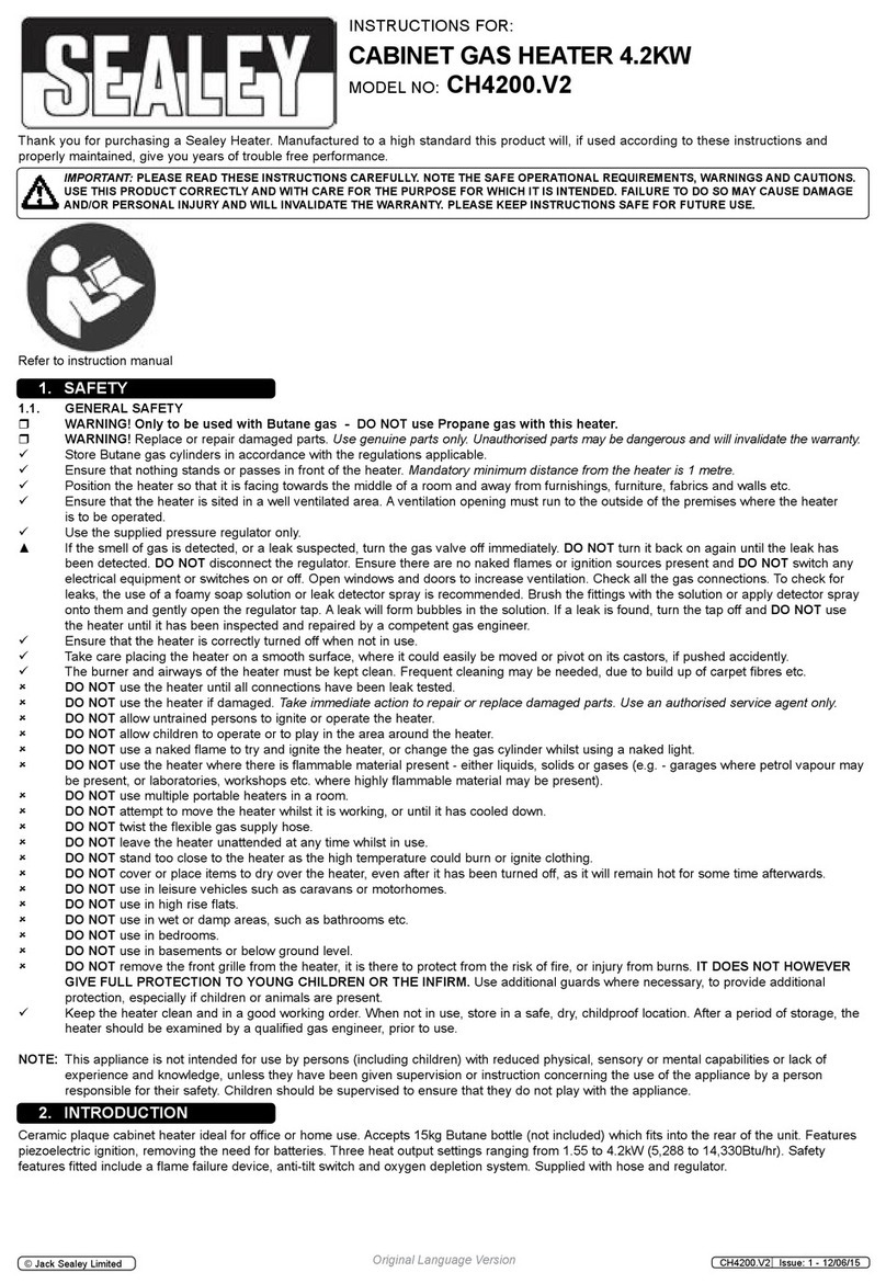 Sealey CH4200.V2 instructions