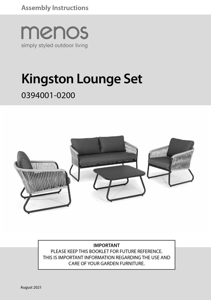 menos Kingston 0394001-0200 Assembly instructions