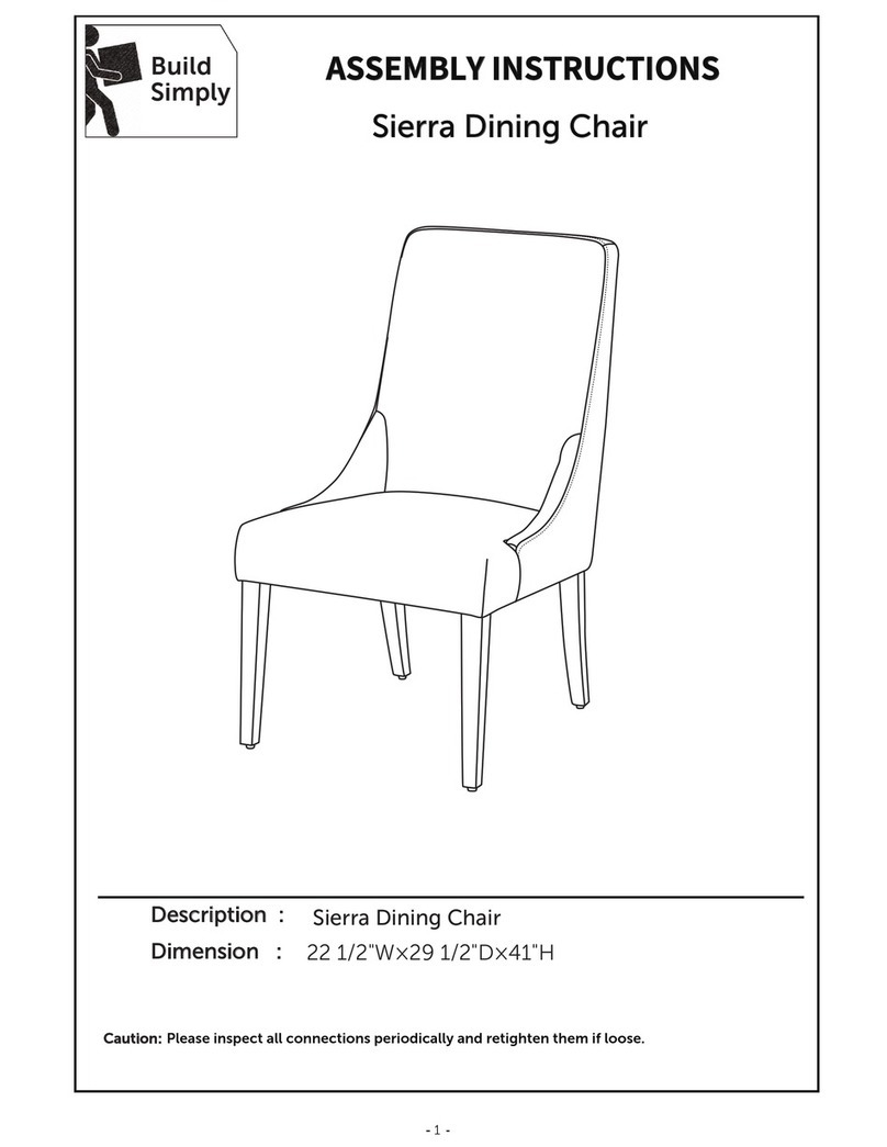 Parker House Sierra DSIE DRC-MRMS Assembly instructions Parker House Sierra DSIE DRC-MRMS Assembly instructions