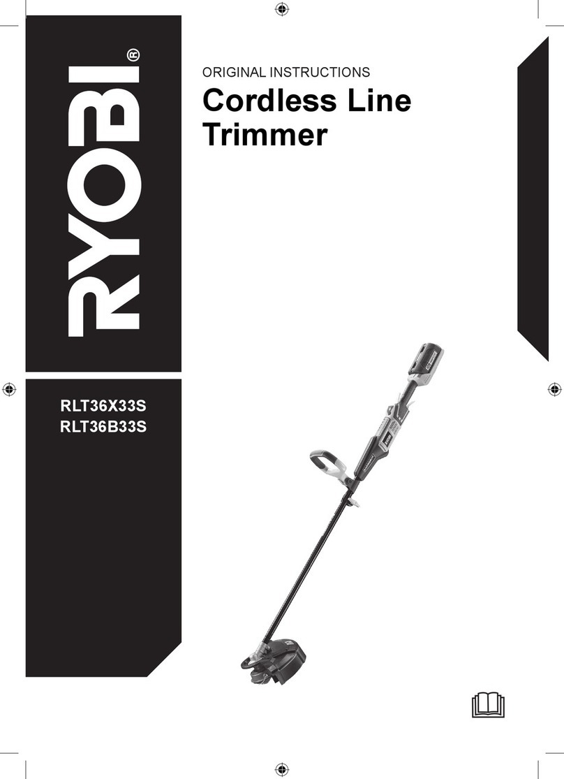 Ryobi RLT36X33S User manual