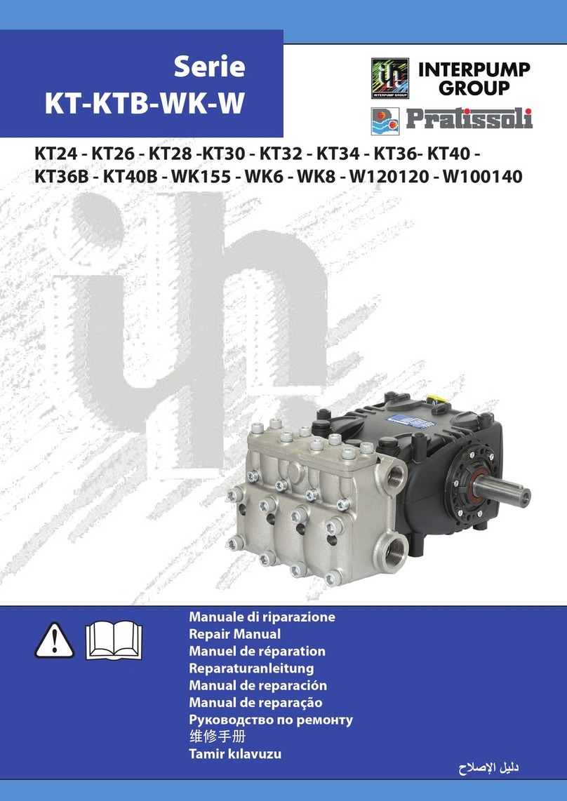 Interpump Group Pratissoli KT Series Repair manual Interpump Group Pratissoli KT Series Repair manual