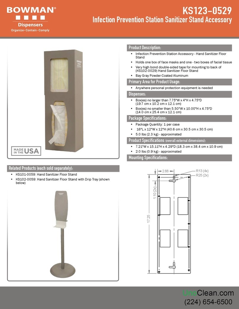 BOWMAN KS123-0529 User manual BOWMAN KS123-0529 User manual