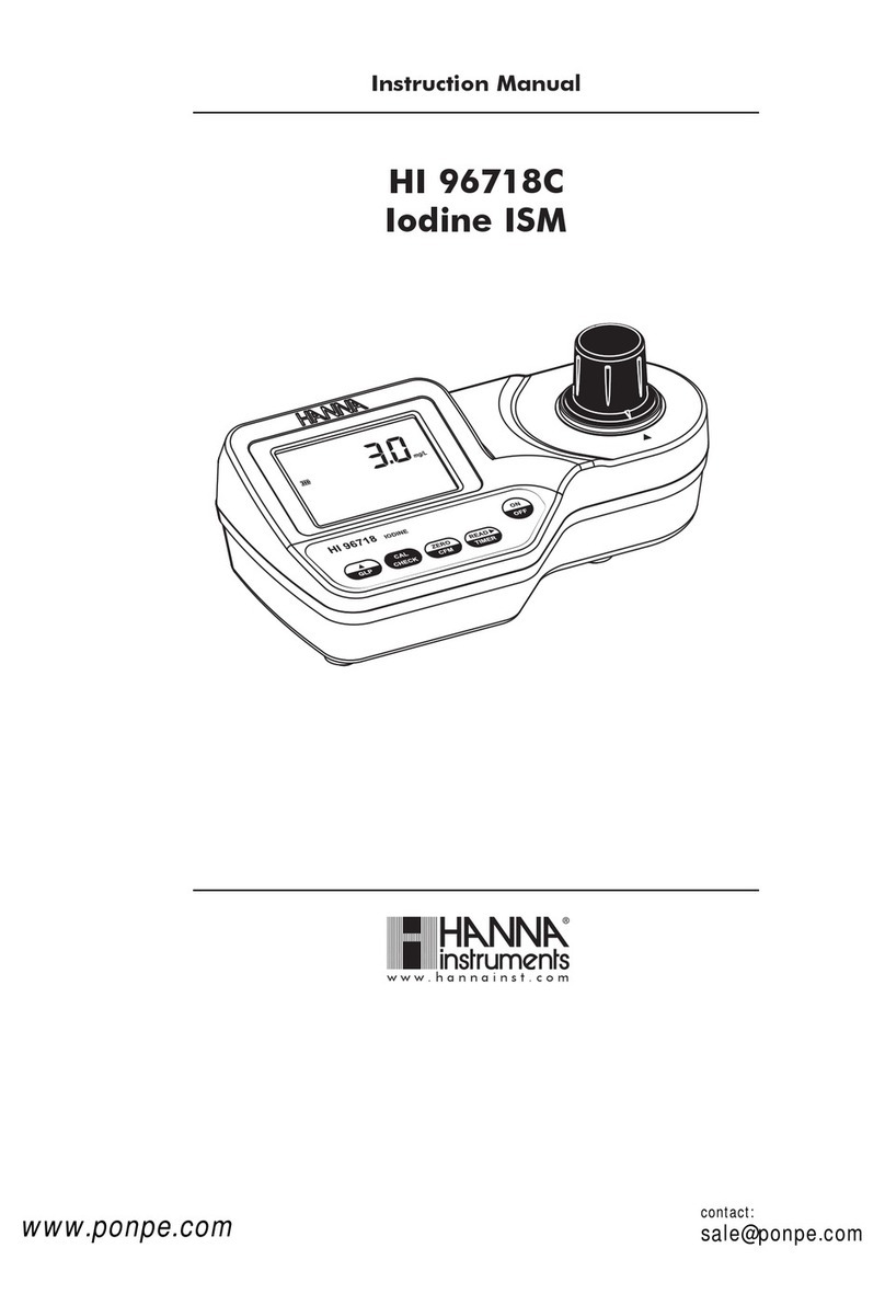 Hanna Instruments HI96718C instruction manual Hanna Instruments HI96718C instruction manual