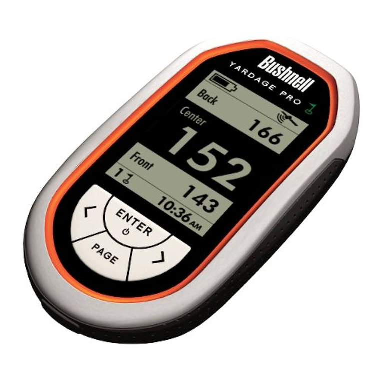 Bushnell Yardage Pro Laser user manual