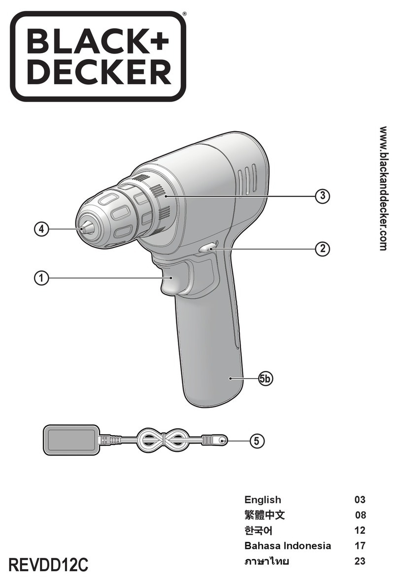 Black & Decker REVDD12C User manual Black & Decker REVDD12C User manual