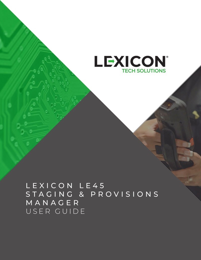 Lexicon LE45 User manual