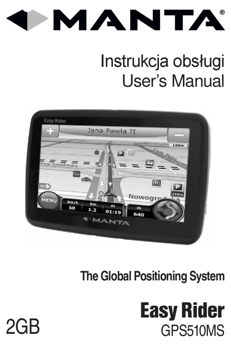 Manta Easy Rider GPS510MS User manual