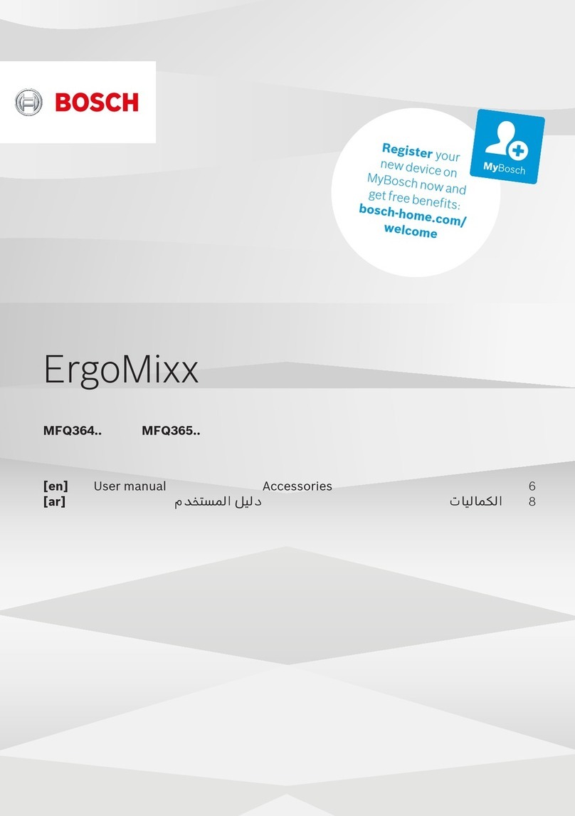 Bosch MFQ365 Series user manual