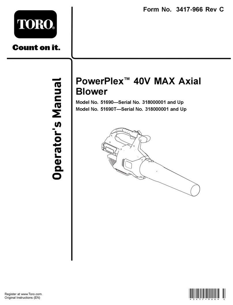 Toro 318000001 Operator's manual