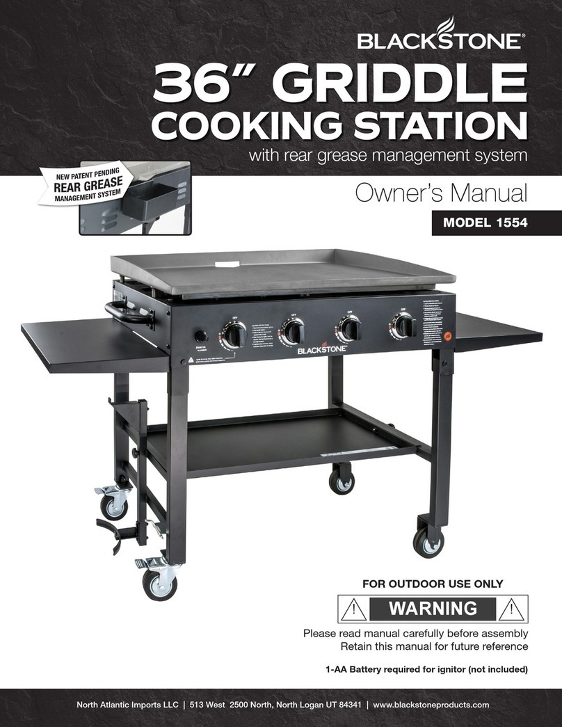 Black Stone GRIDDLE 1554 User manual