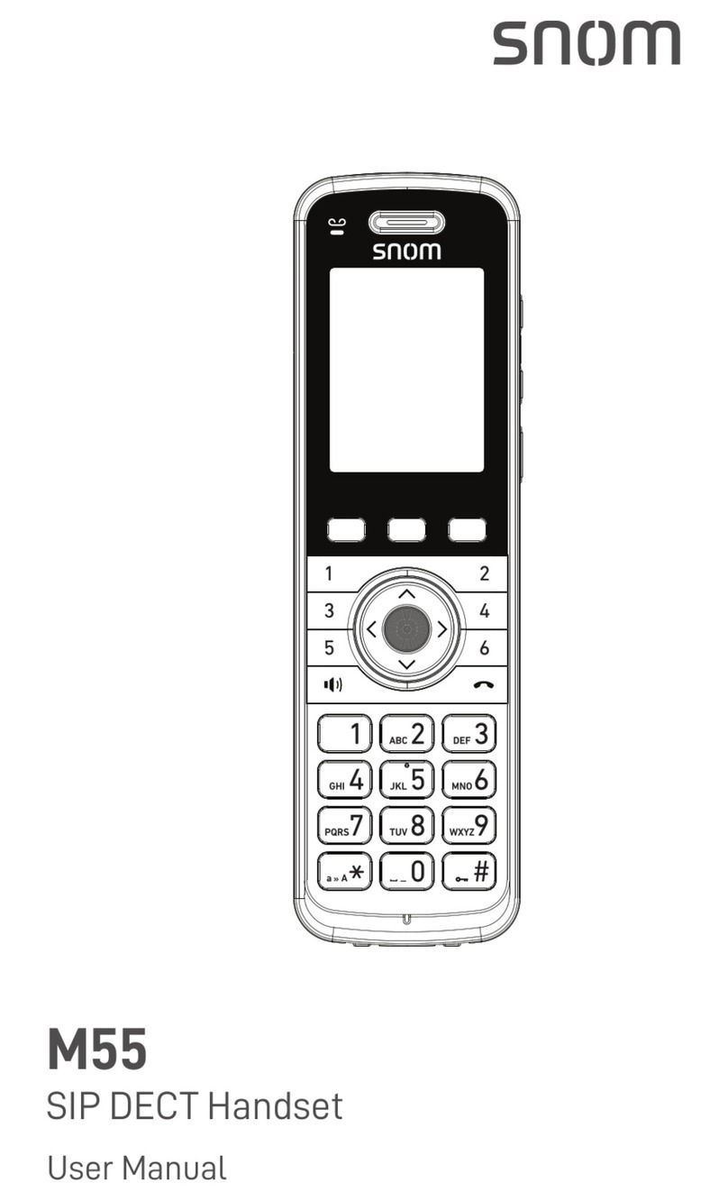 Snom M55 User manual