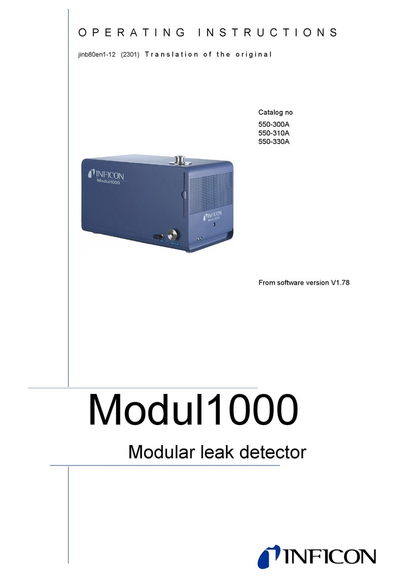 Inficon Modul1000 User manual