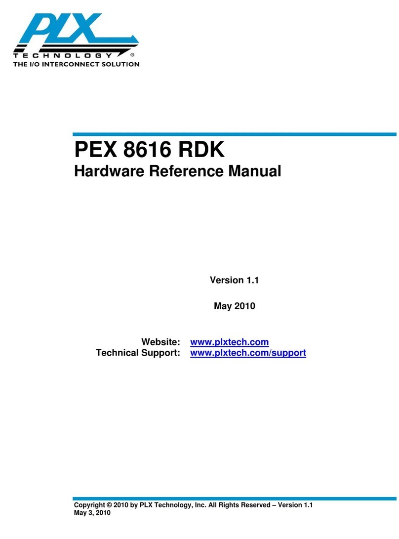 PLX Technology PEX 8616 RDK Hardware reference manual