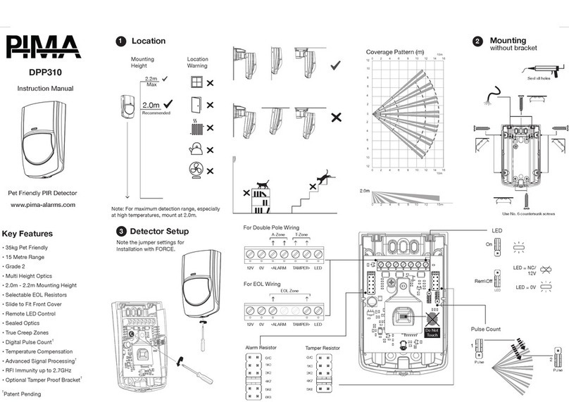 Pima DPP310 instruction manual