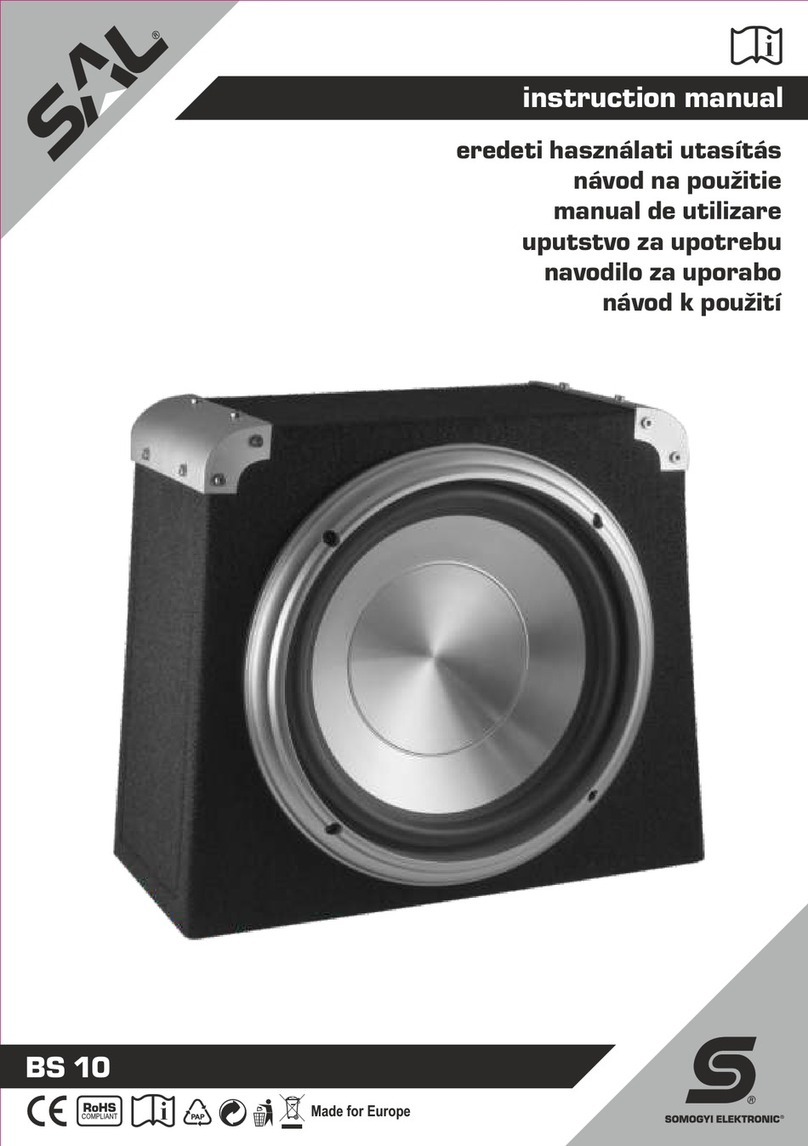 Somogyi SAL BS 10 instruction manual