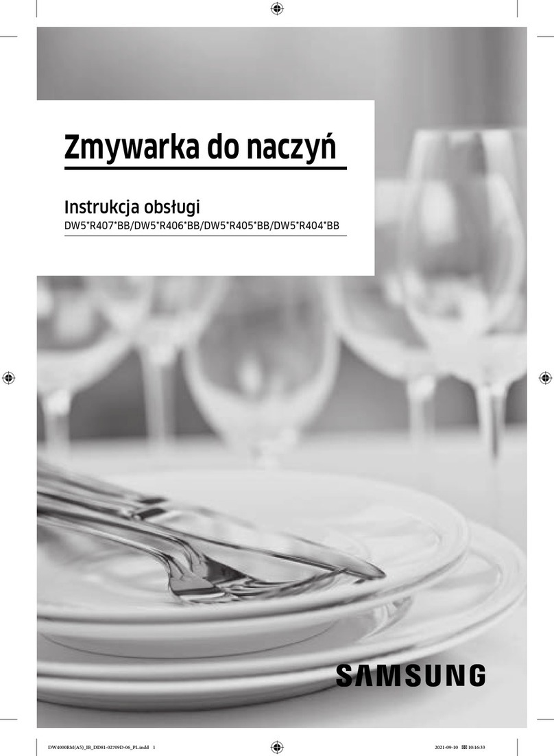 Samsung DW5 R406 BB Series User manual