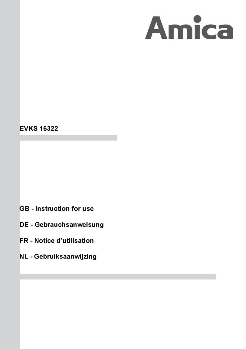 Amica EVKS 16325 Instructions for use